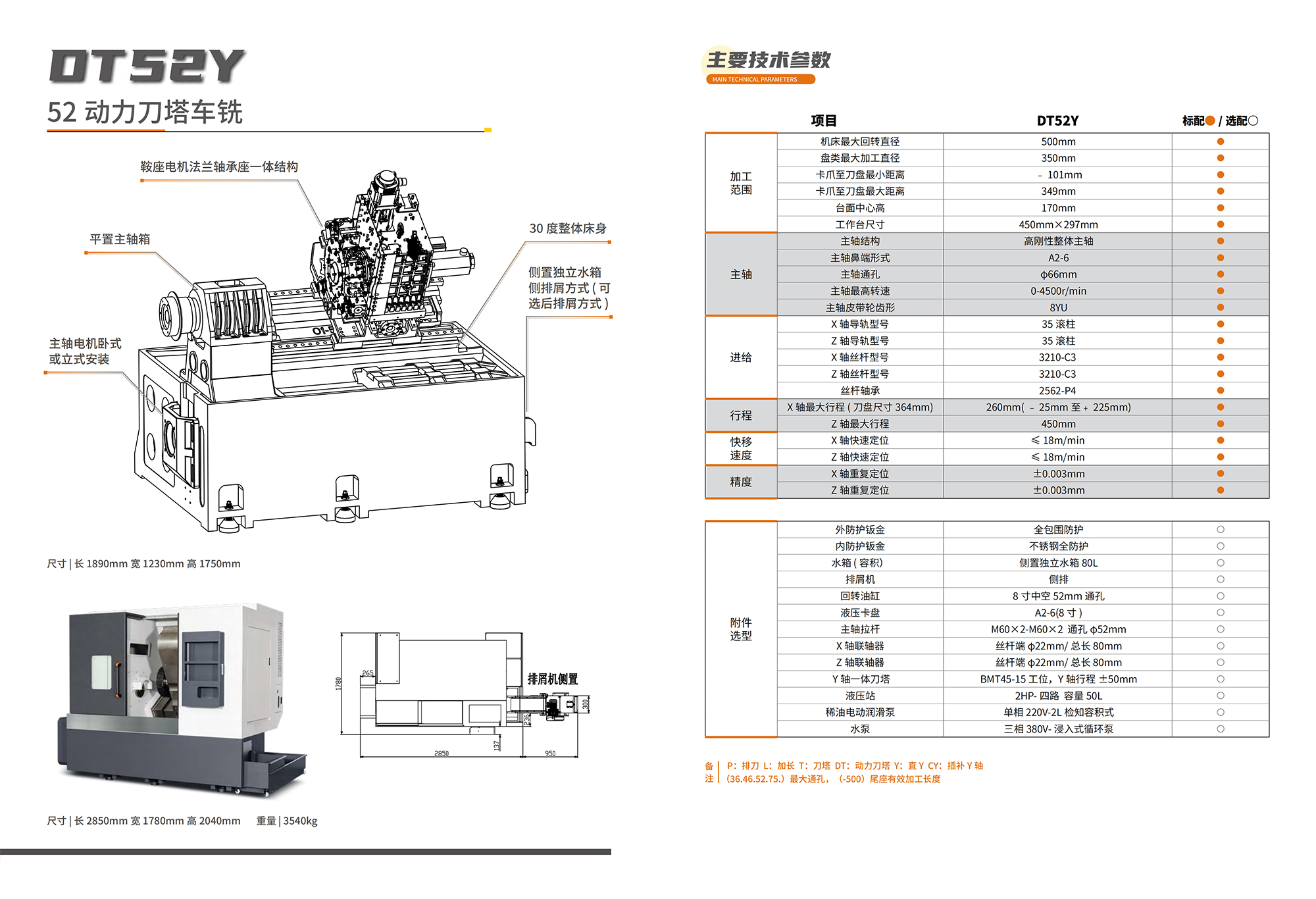Cooray DT52Y (52 - станционный силовой твердоточковый турет, токарно - фрезерная обработка)
